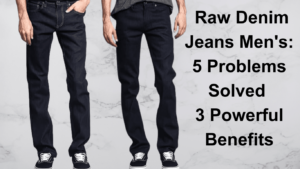 raw denim jeans men's