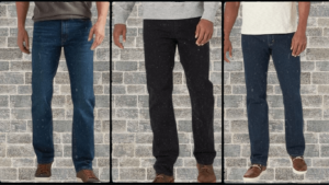 men's dark denim jeans