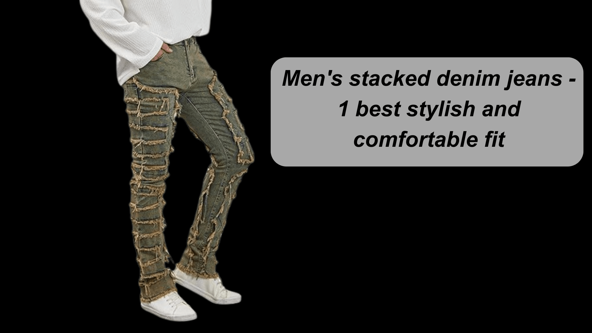 Men's Stacked Denim Jeans