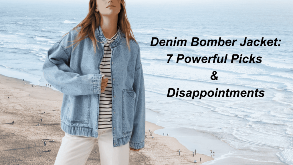 Denim bomber jacket: 7 stylish choices & letdowns.