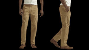 men's brown denim jeans