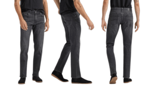 black denim jeans men's